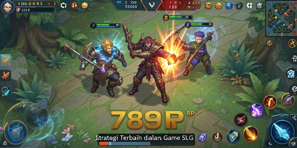 Screenshot utama dari gameplay SLG yang mendebarkan.