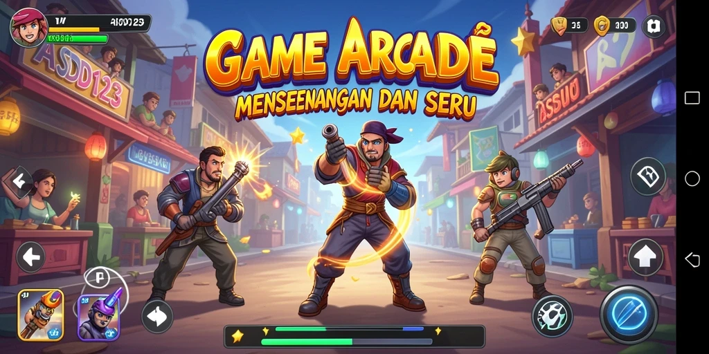 Tampilan aksi seru dari gameplay ASD123 yang memikat.