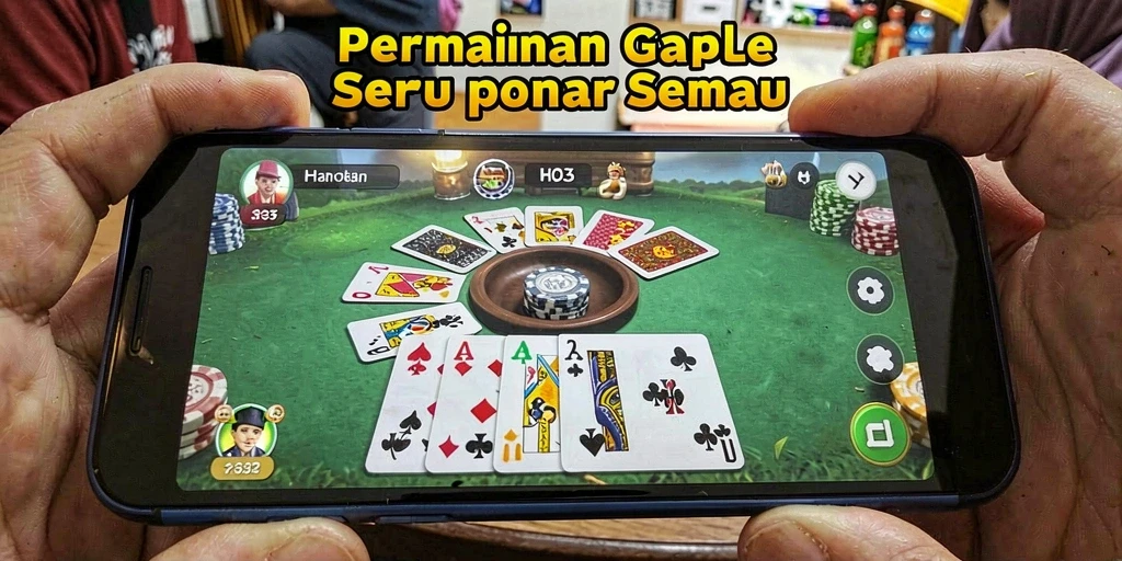 Gameplay H03 yang seru dalam permainan Gaple.