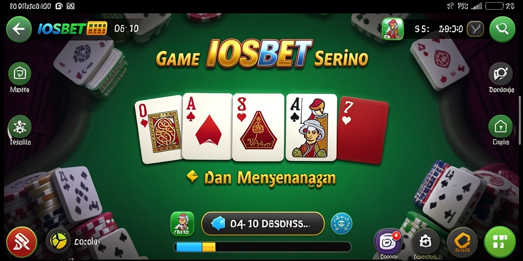 Screenshot gameplay IOSBET yang menunjukkan keseruan bermain Domino.