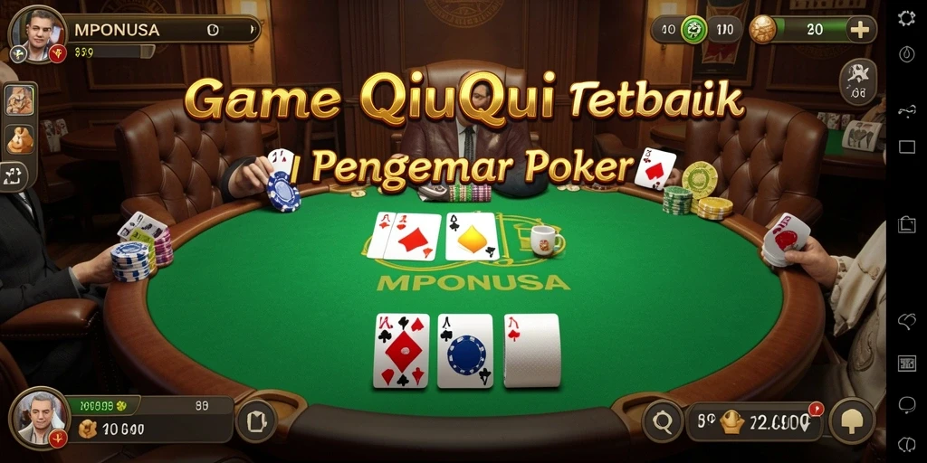 Gameplay seru QiuQiu di MPONUSA yang menarik.