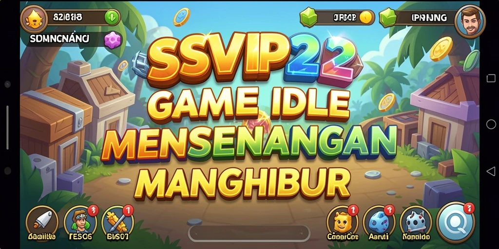Tampilan permainan SVIP2 dengan grafis yang menarik dan gameplay Idle.